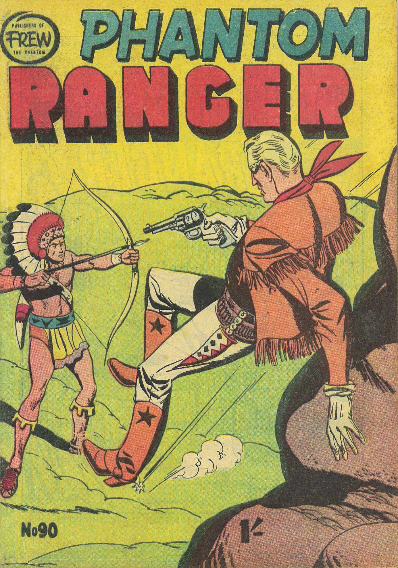 The Phantom Ranger (Frew, 1952 series) #90 ([March 1957?])