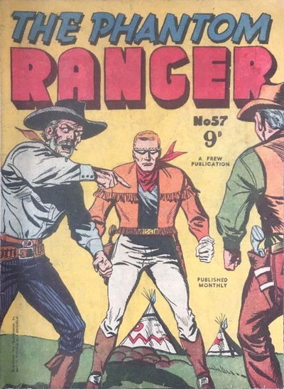 The Phantom Ranger (Frew, 1952 series) #57 [June 1954?]