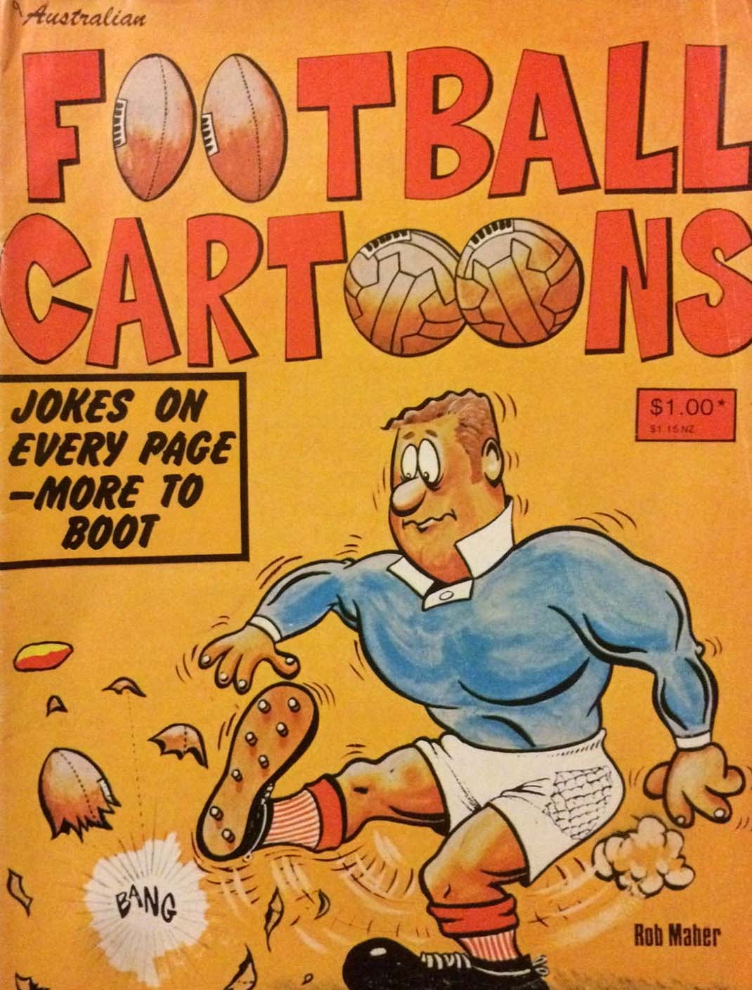 Australian Football Cartoons (Yaffa/Page, 1980?)  ([1980?])