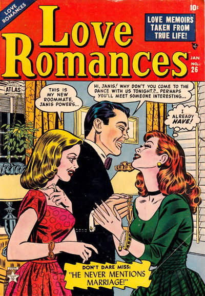 Love Romances (Marvel, 1949 series) #26 January 1953