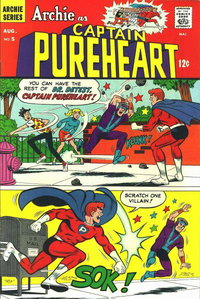 Archie as Capt. Pureheart (Archie, 1967 series)  #5 (August 1967)