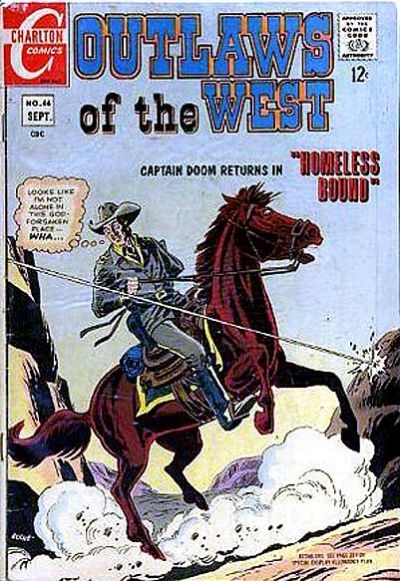 Outlaws of the West (Charlton, 1957 series) #66 (September 1967)