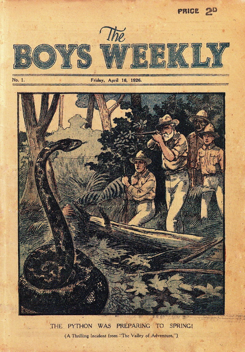 The Boys' Weekly (Daily Telegraph, 1926 series) #1 (16 April 1926)