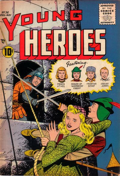 Young Heroes (ACG, 1955 series) #36 (April-May 1955)