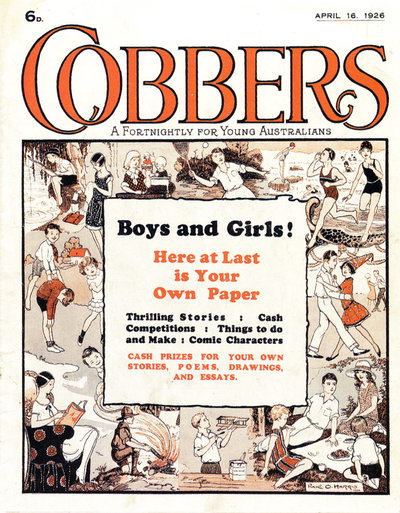 Cobbers a Fortnightly for Young Australians  v1#1 (16 April 1926)