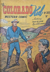 The Colorado Kid Western Comic (Young's) #30 (November 1954?)