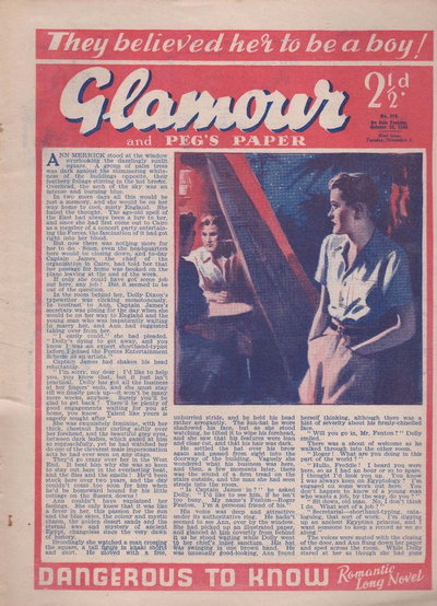 Glamour  #318 (22 October 1945)