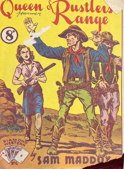 Diamond Western (Malian, 1952? series) #6 — Queen of Rustlers Range [1952?]