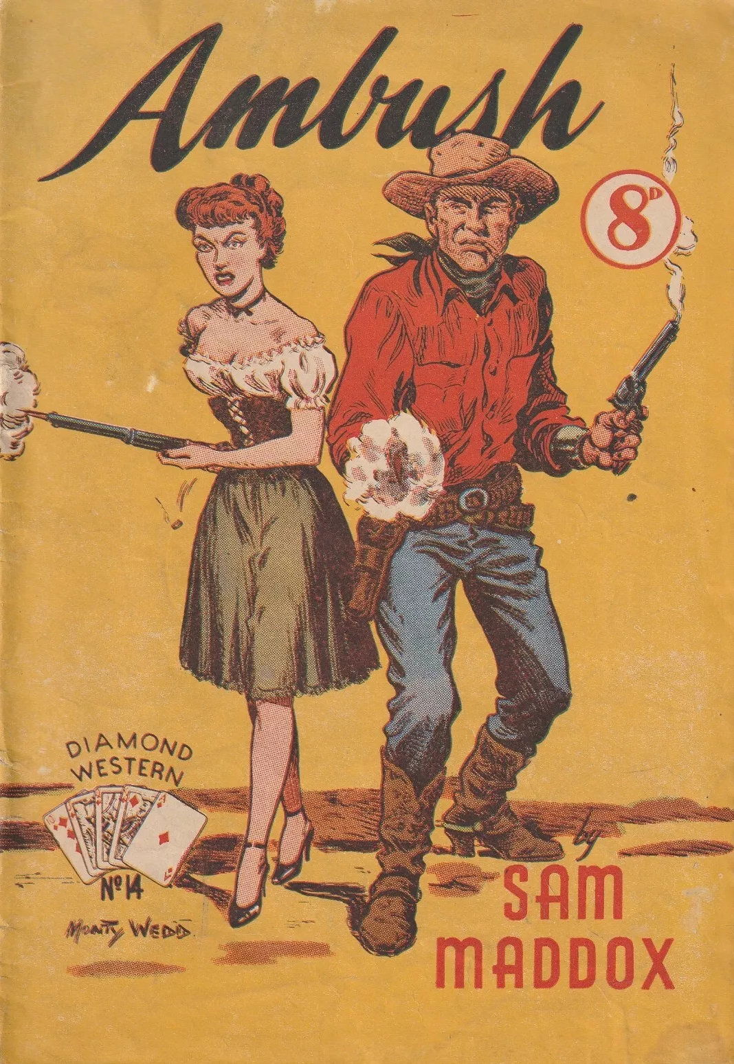 Diamond Western (Malian, 1952? series) #14 — Ambush ([1952?])