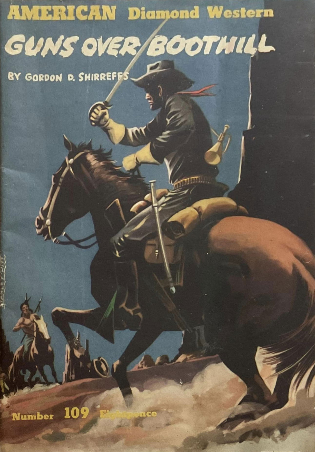 American Diamond Western (Malian, 1952? series) #109 — Guns over Boothill ([1954?])