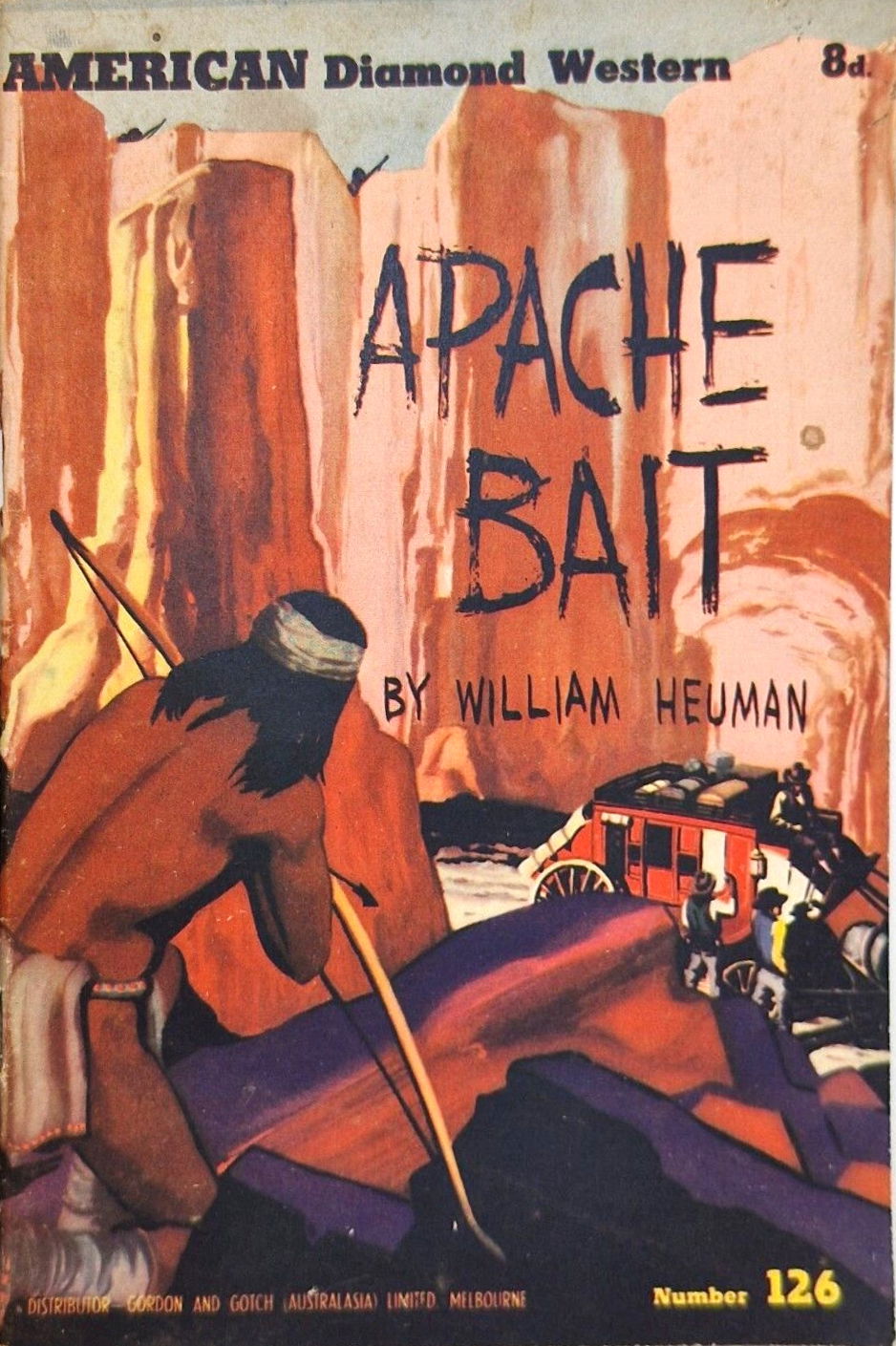 American Diamond Western (Malian, 1952? series) #126 — Apache Bait ([1954?])