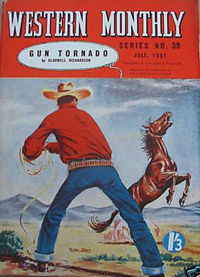 Western Monthly Series (Shakespeare Head, 1948 series) #39 — Gun Tornado July 1951