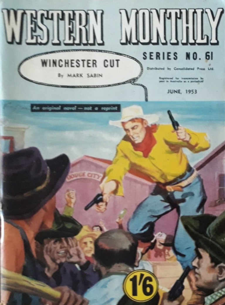 Western Monthly Series (Shakespeare Head, 1948 series) #61 — Winchester Cut (June 1953)