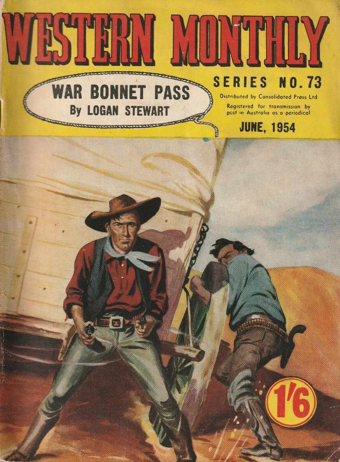 Western Monthly Series (Shakespeare Head, 1948 series) #73 — War Bonnet Pass (June 1954)