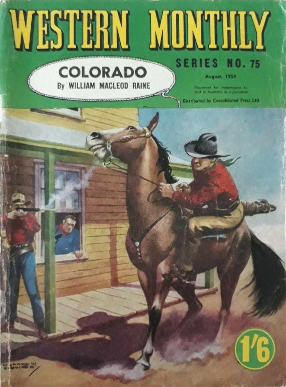 Western Monthly Series (Shakespeare Head, 1948 series) #75 — Colorado (August 1954)