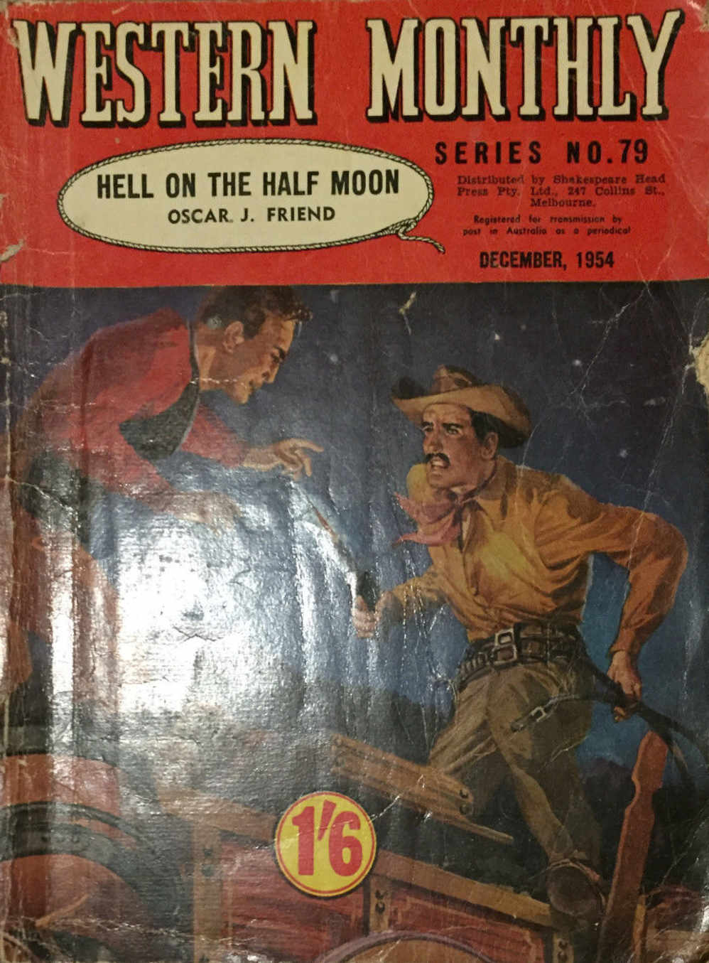 Western Monthly Series (Shakespeare Head, 1948 series) #79 — Hell on the Half Moon (December 1954)