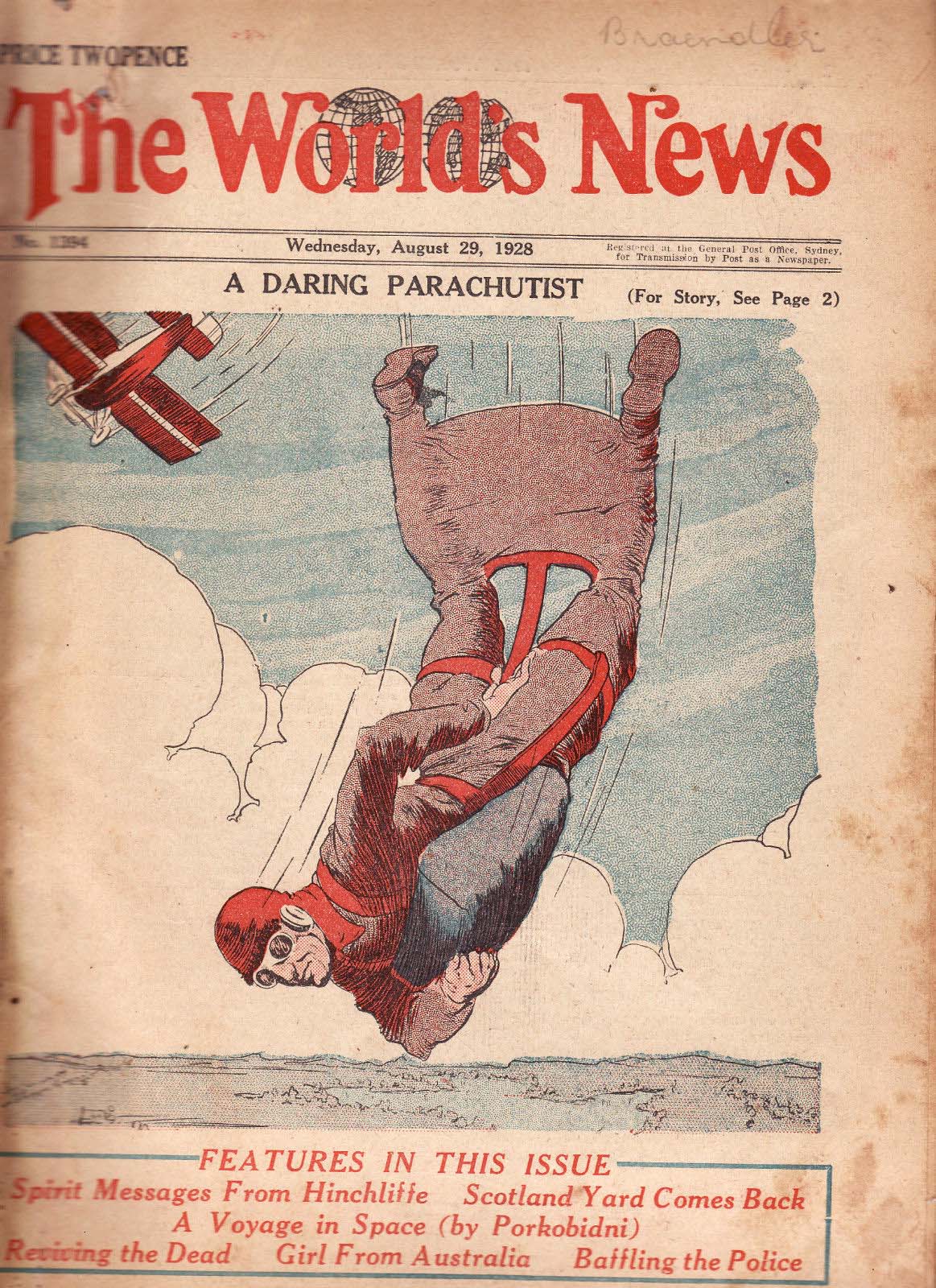 The World's News (Daily Telegraph, 1901 series) #1394 (29 August 1928)