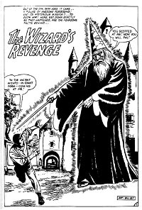 Terror Tales Album (Murray, 1978 series) #8 — The Wizard's Revenge (page 1)