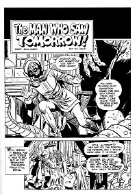 Terror Tales Album (Murray, 1978 series) #8 — The Man Who Saw Tomorrow! (page 1)