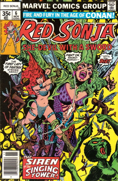 Red Sonja (Marvel, 1977 series) #6 (November 1977)