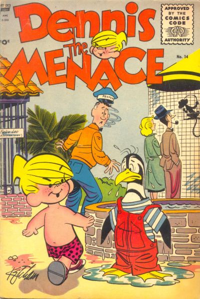 Dennis the Menace (Pines, 1953 series) #14 (January 1956)
