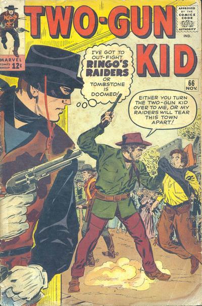 Two Gun Kid (Marvel, 1953 series) #66 (November 1963)