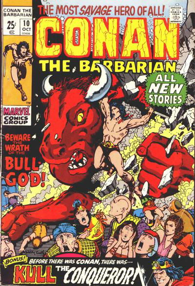Conan the Barbarian (Marvel, 1970 series) #10 (October 1971)