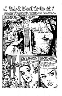 Magic Moment Romances (Colour Comics, 1957 series) #82 — I Didn't Want to Do it! (page 1)