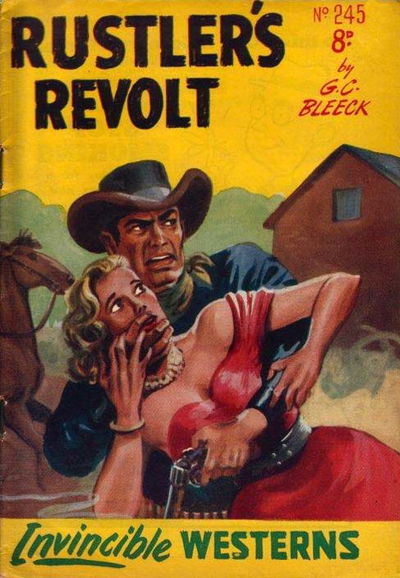 Invincible Westerns (Invincible, 1948 series) #245 — Rustler's Revolt [May 1954?]