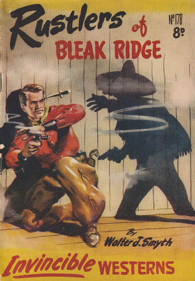 Invincible Westerns (Invincible, 1948 series) #178 — Rustlers of Bleak Ridge ([December 1952?])