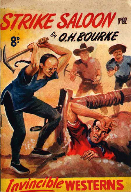 Invincible Westerns (Invincible, 1948 series) #192 — Strike Saloon ([March 1953?])