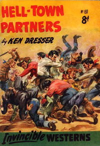 Invincible Westerns (Invincible, 1948 series) #197 — Hell-Town Partners [May 1953?]