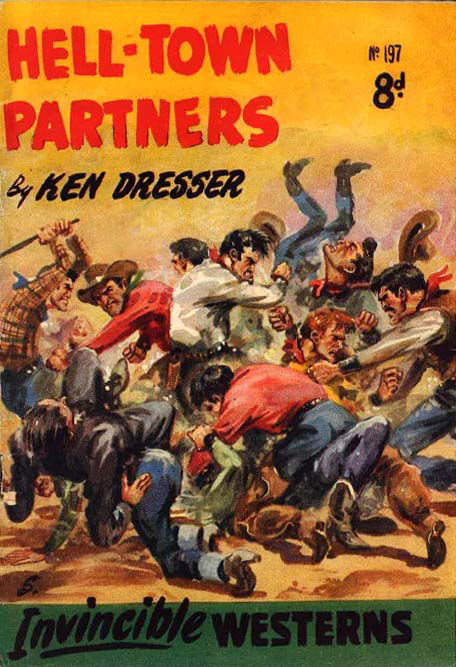 Invincible Westerns (Invincible, 1948 series) #197 — Hell-Town Partners ([May 1953?])