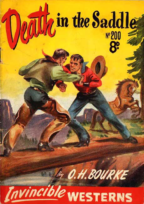 Invincible Westerns (Invincible, 1948 series) #200 — Death in the Saddle ([May 1953?])