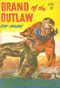 Invincible Westerns (Invincible, 1948 series) #205 — Brand of the Law [July 1953?]