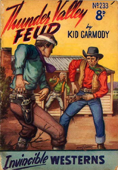 Invincible Westerns (Invincible, 1948 series) #233 — Thunder Valley Feud [February 1954?]