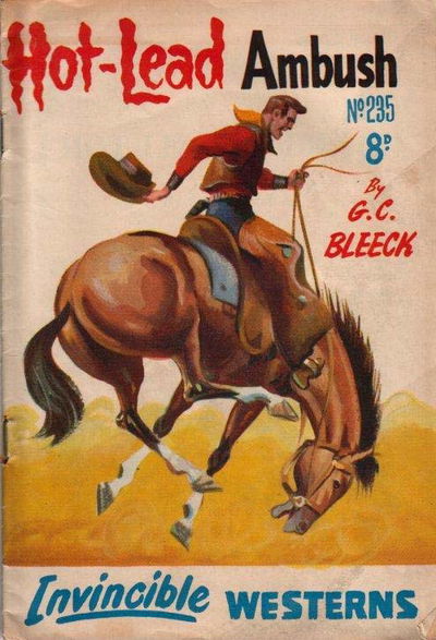 Invincible Westerns (Invincible, 1948 series) #235 — Hot-Lead Ambush [February 1954?]