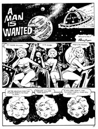 Space Wars (Gredown/Boraig, 1981 series) [nn] ([1981?]) — A Man is Wanted