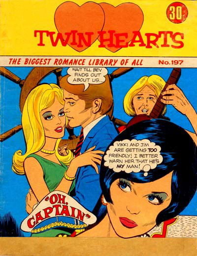 Twin Hearts (KG Murray, 1974 series) #197 [May 1975?]