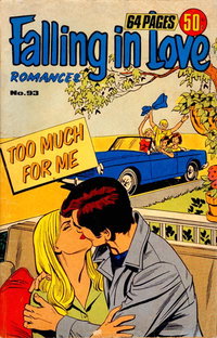 Falling in Love Romances  #93 ([January 1978?])