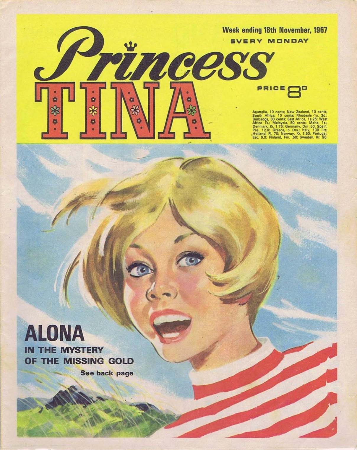 Princess Tina (Fleetway, 1968? series)  (18 November 1967)