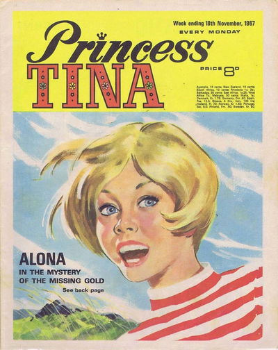 Princess Tina (Fleetway, 1968? series)  18 November 1967