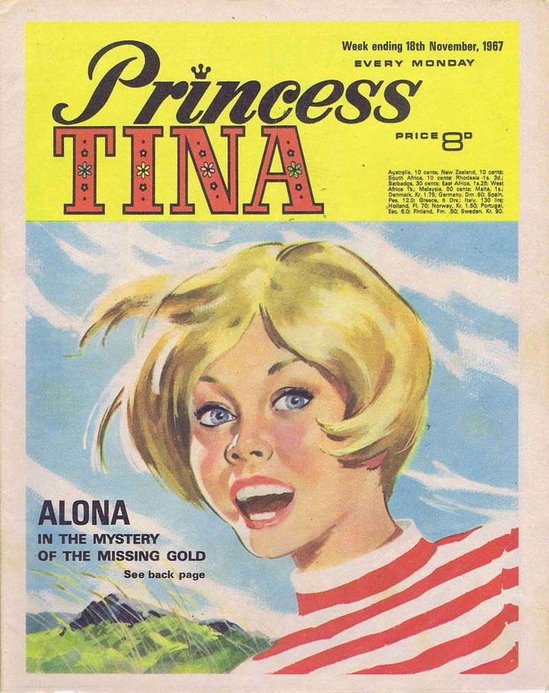 Princess Tina (Fleetway, 1968? series)  (18 November 1967)