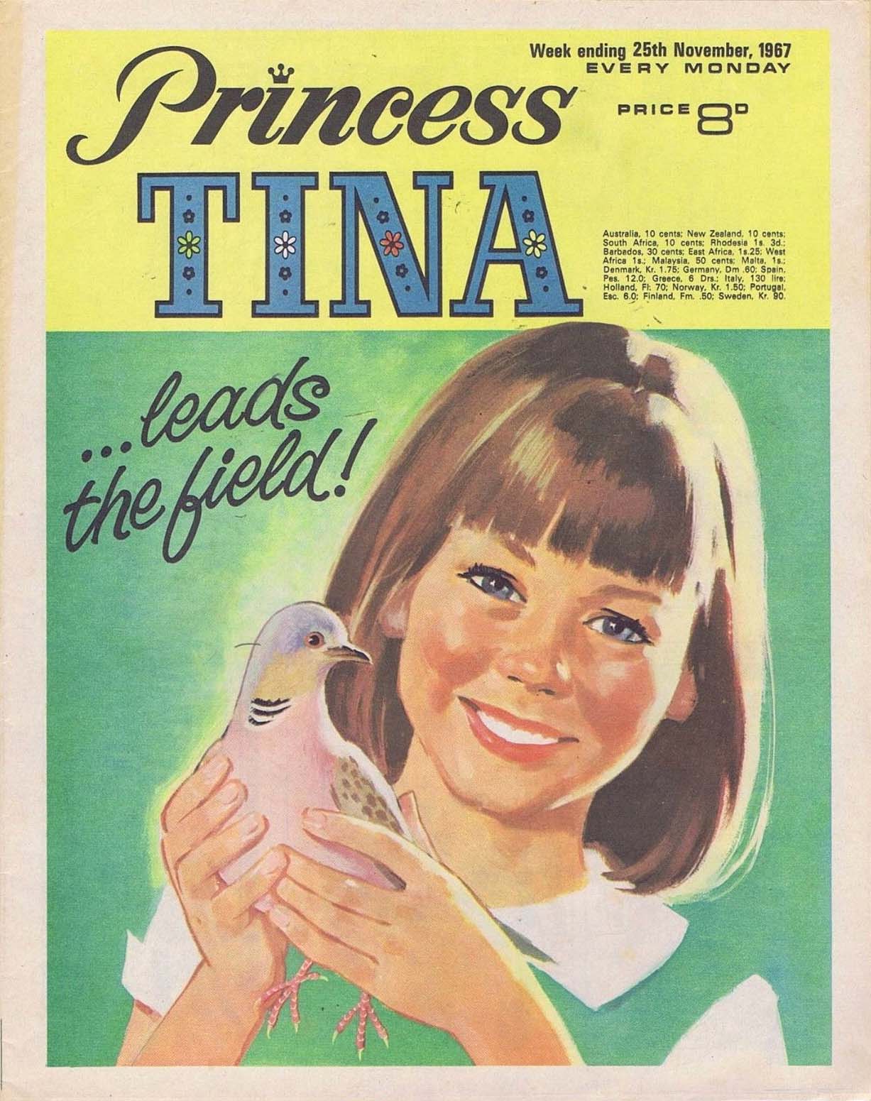 Princess Tina (Fleetway, 1968? series)  (25 November 1967)