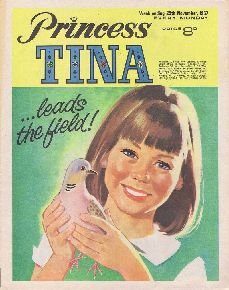 Princess Tina (Fleetway, 1968? series)  (25 November 1967)
