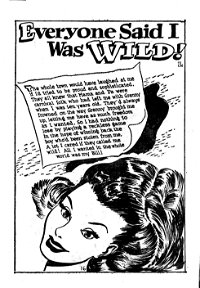 True Secrets Diary (Regal, 1959? series) #136 — Everyone Said I Was Wild! (page 1)