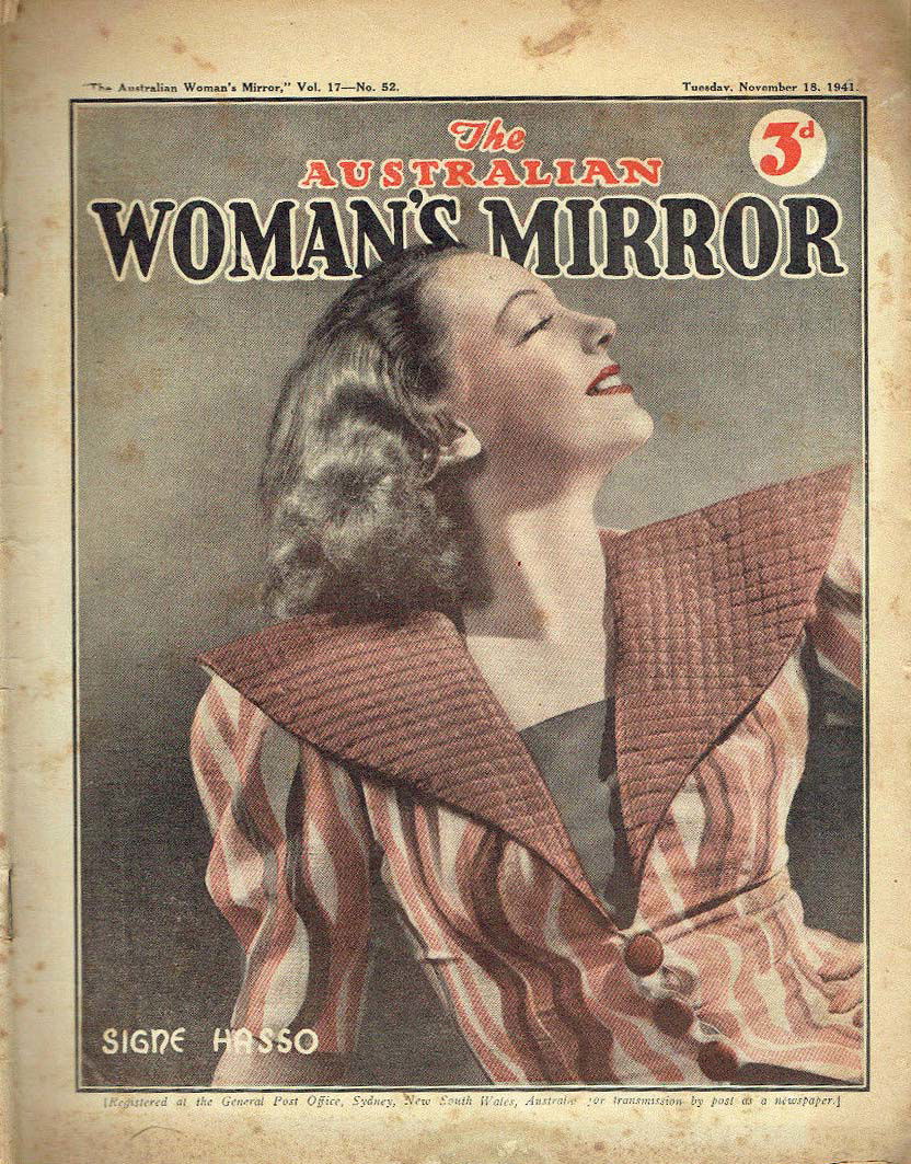 The Australian Woman's Mirror (Bulletin, 1924 series) v17#52 (18 November 1941)