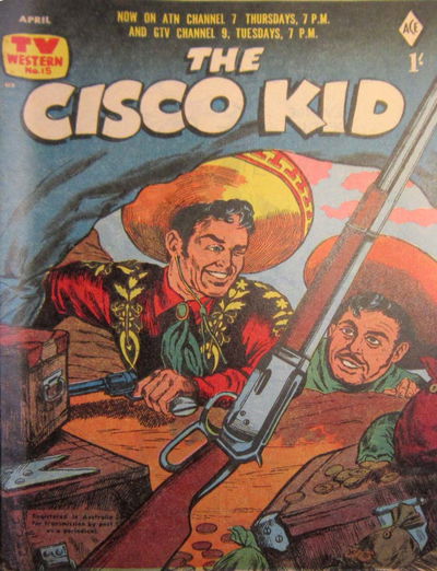 TV Western (Junior Readers, 1957 series) #15 — The Cisco Kid (April 1958)