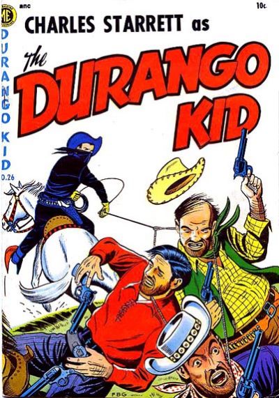 Charles Starrett as the Durango Kid (Magazine Enterprises, 1949 series) #26 (November-December 1953)