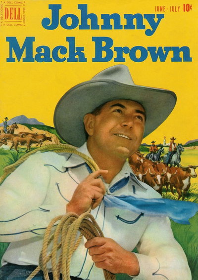 Johnny Mack Brown (Dell, 1950 series)  #5 (June-July 1951)